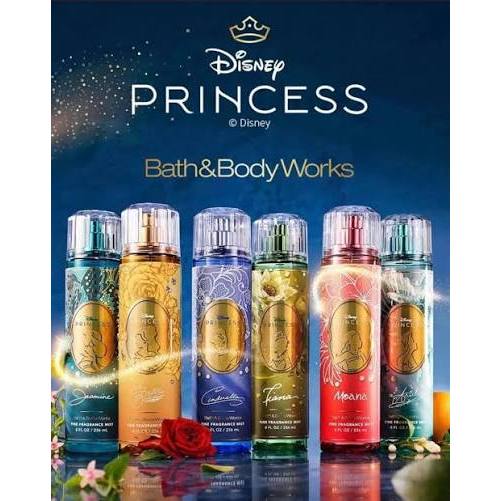 𝐃𝐢𝐬𝐧𝐞𝐲'𝐬 𝐂𝐨𝐥𝐥𝐞𝐜𝐭𝐢𝐨𝐧 - Xịt thơm Body mist BBW Life's a Fairytale |Mulan |Tiana |Snow White |Aurora