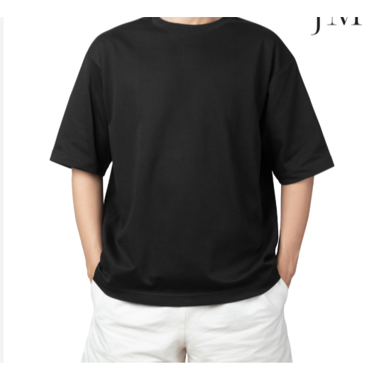 Áo phông unisex đen H98