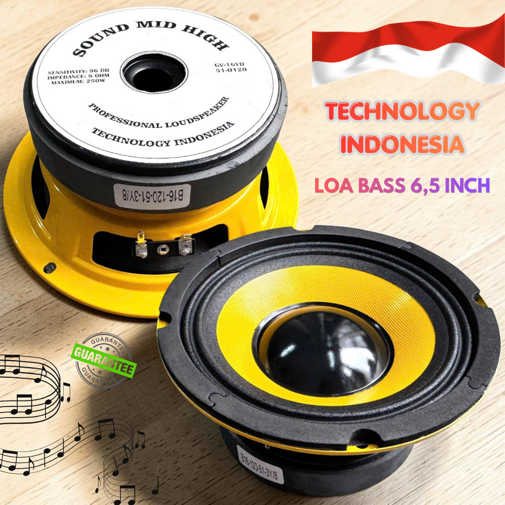 CỦ LOA BASS RỜI 16CM COIL 51 TỪ 120 ( GIÁ 1 CÁI) GÂN VẢI HÀNG NHẬP KHẨU TỪ INDONESIA