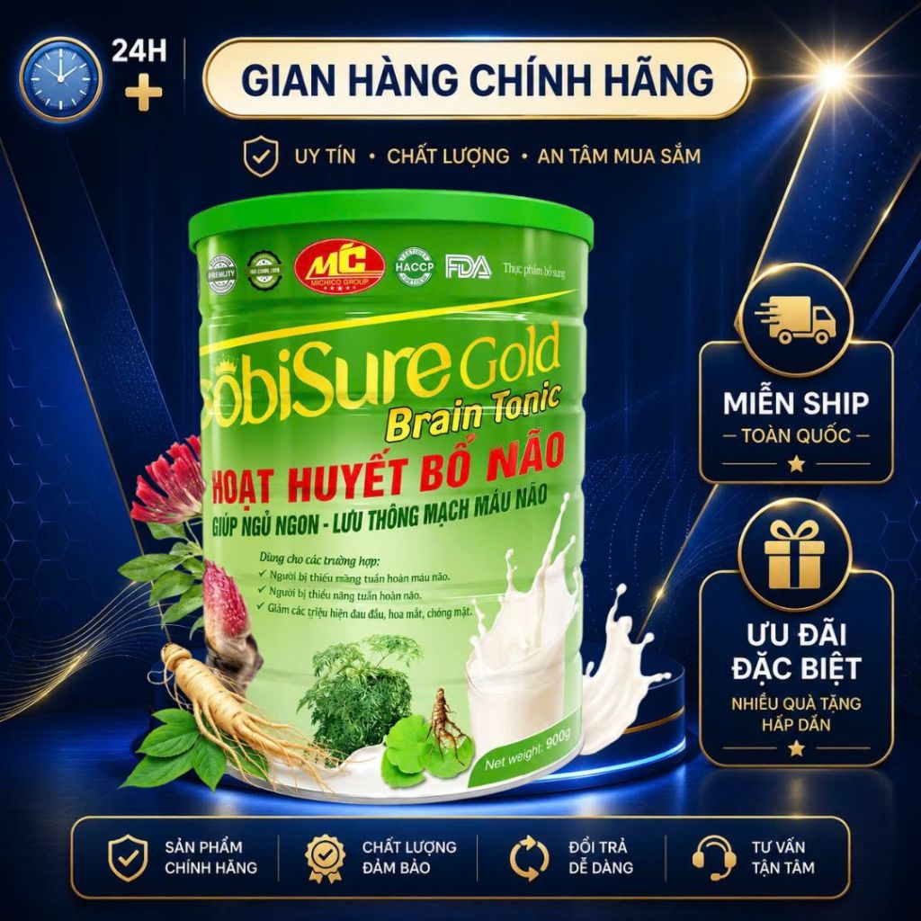 PROBISURE GOLD BRAIN TONIC 900G – ĐỒNG HÀNH CÙNG SỨC KHỎE NÃO BỘ MỖI NGÀY