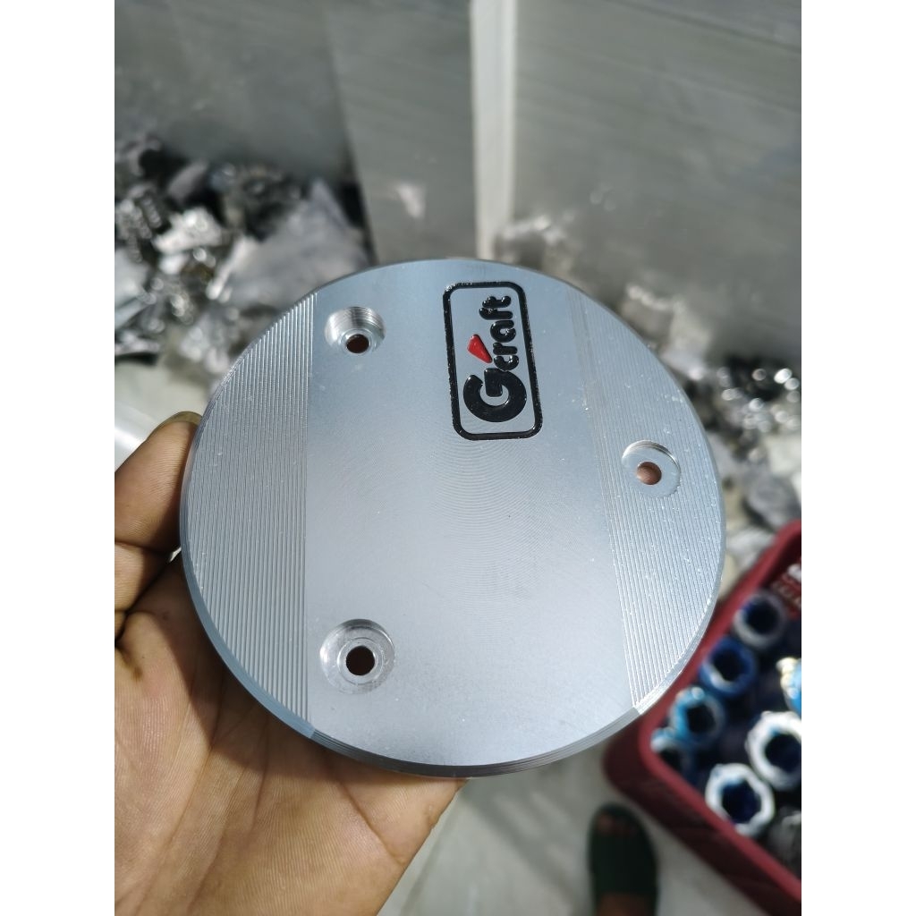 Nắp nồi GCRAFT gắn xe WAVE / DREAM / FU nhôm CNC nguyên khối