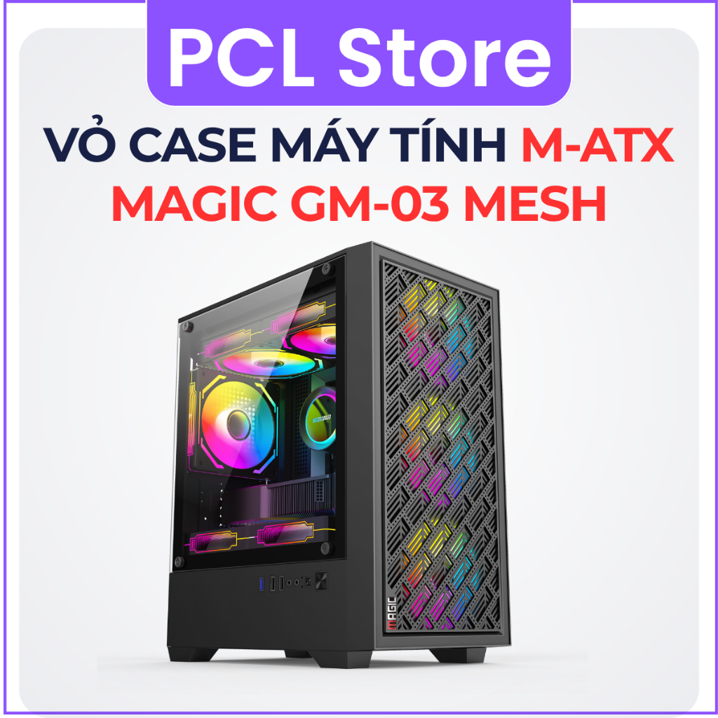 Vỏ Thùng Case PC Máy Tính Nhiều Mẫu Mới Đẹp | Hỗ Trợ ATX M-ATX ITX | Chính Hãng, Giá Tốt
