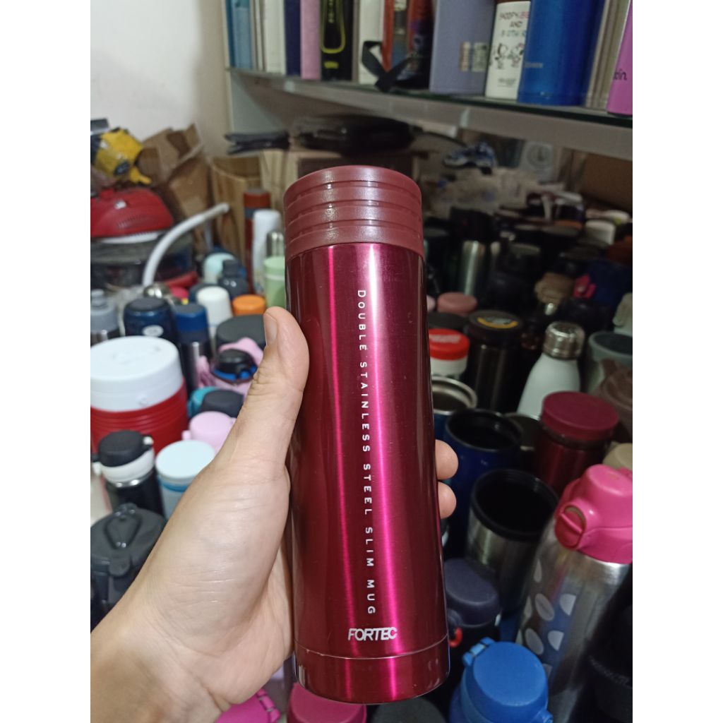 🌸 BÌNH GIỮ NHIỆT FORTEC - MÀU HỒNG ĐẬM CỰC XINH 🌸
