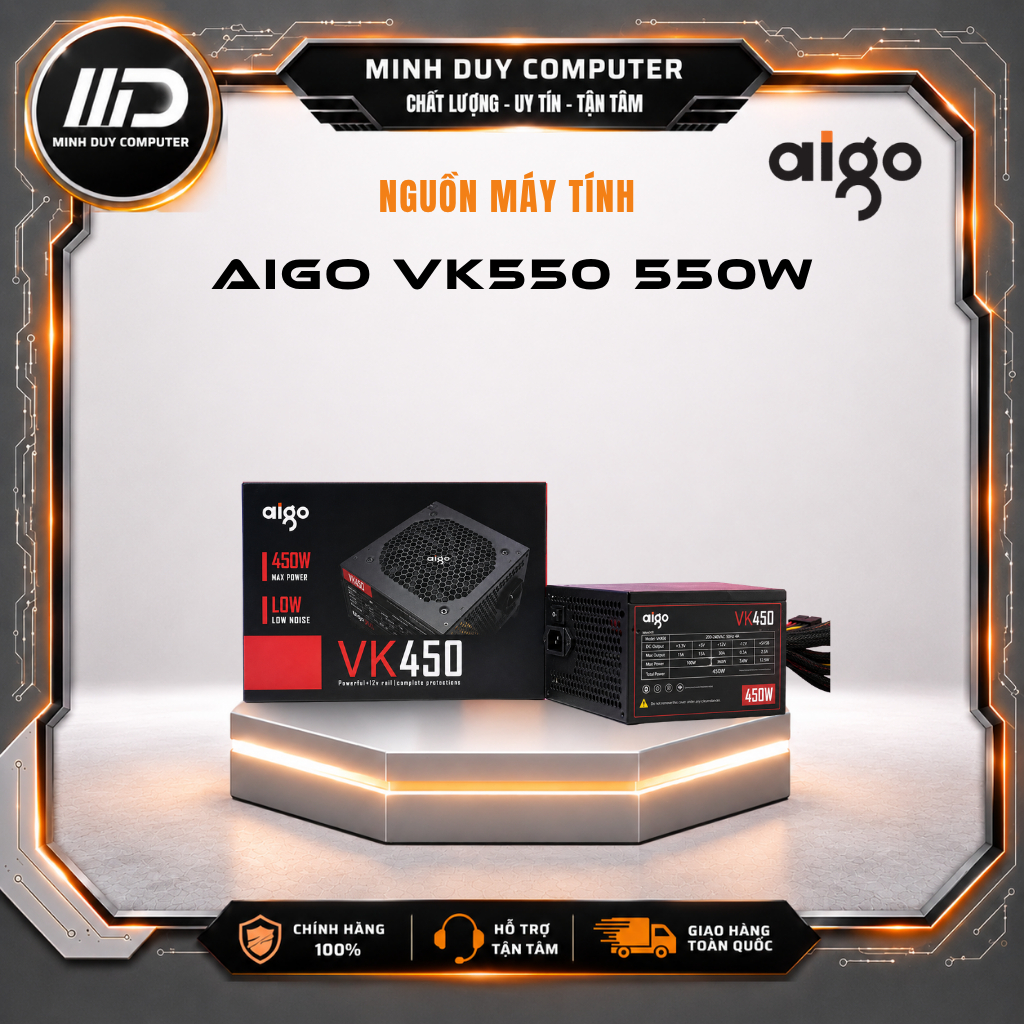 Nguồn máy tính Aigo VK550 550W