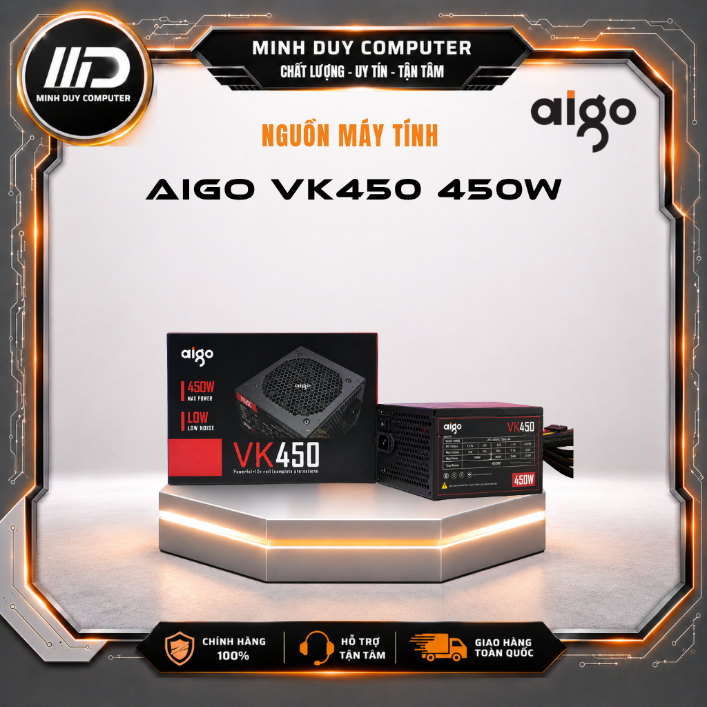 Nguồn máy tính Aigo VK450 450W