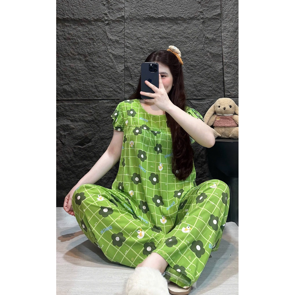 Bộ tole quần dài tay cánh tiên 47-74kg, bộ lanh nữ, bộ tôn