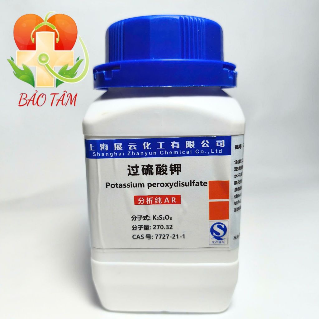 Hóa chất Potassium peroxydisulfate K2S2O8 Kali persulfat lọ 500g