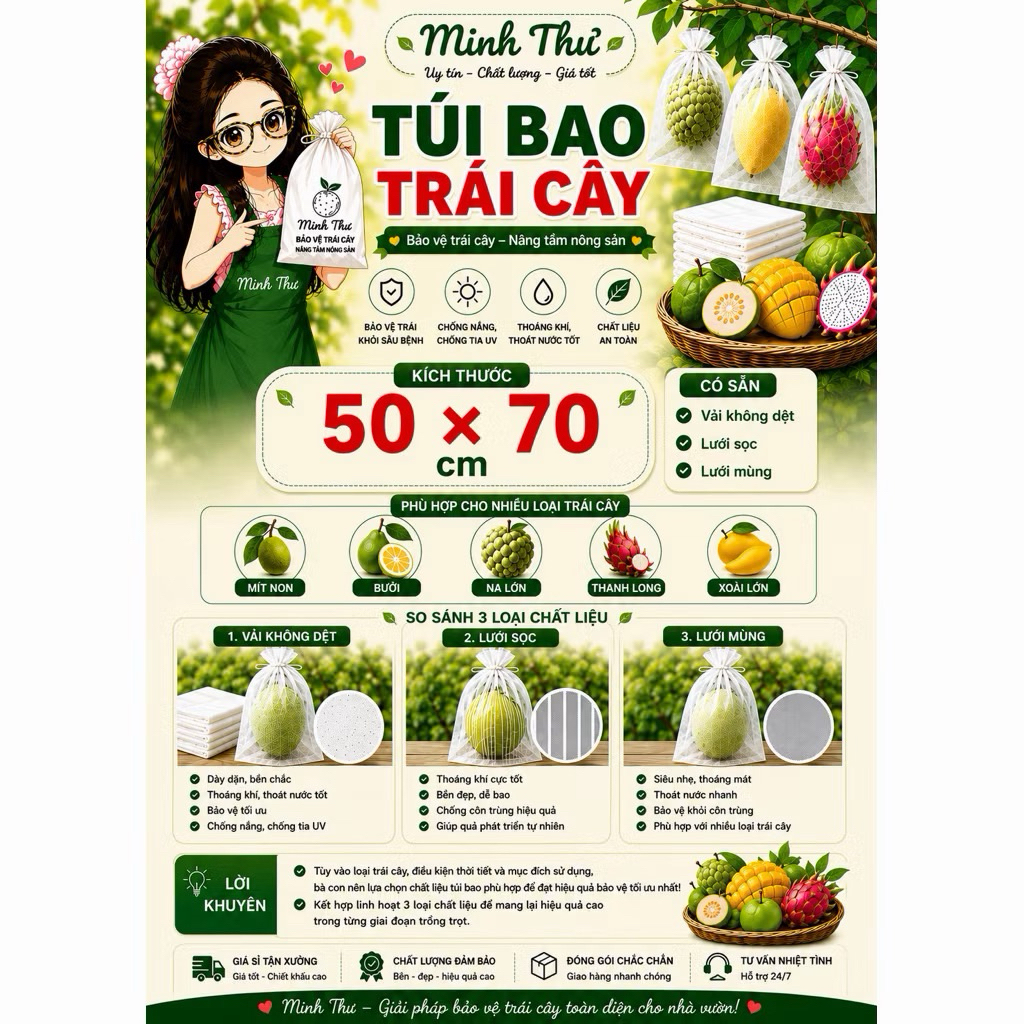 Túi Mít ( 50x70 ) - 50 cái lẻ
