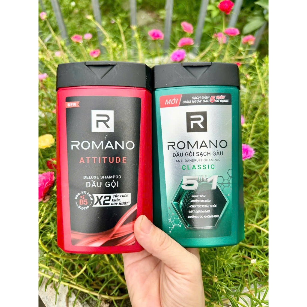 Dầu gội nam Romano hương nước hoa 180g