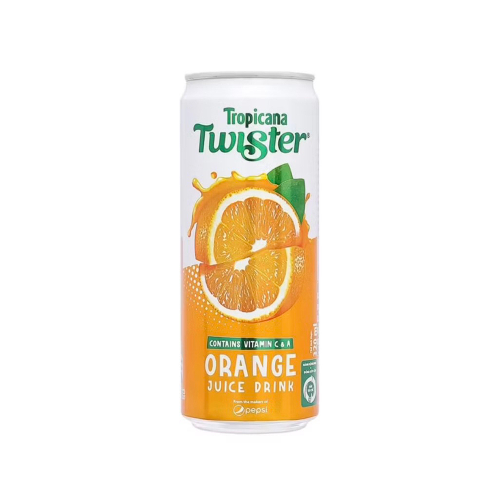 Thùng 24 lon nước ép cam ép Twister 320ml