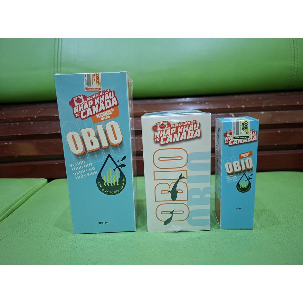 Men Vi Sinh Koika OBIO ( 30 - 180 - 300ml) - Vi Sinh Cao Cấp Dành Cho Cá Cảnh