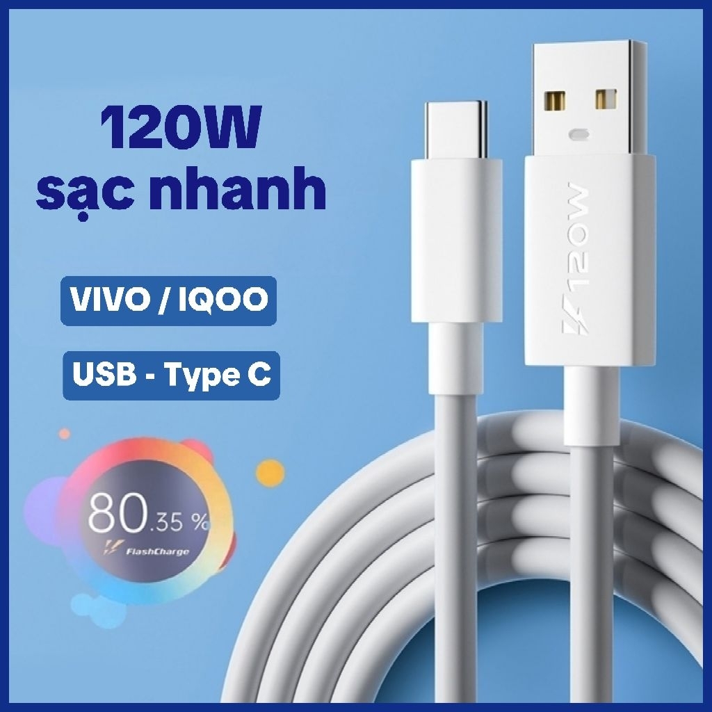 Cáp Sạc Nhanh 120W VIVO / IQOO USB - Type C