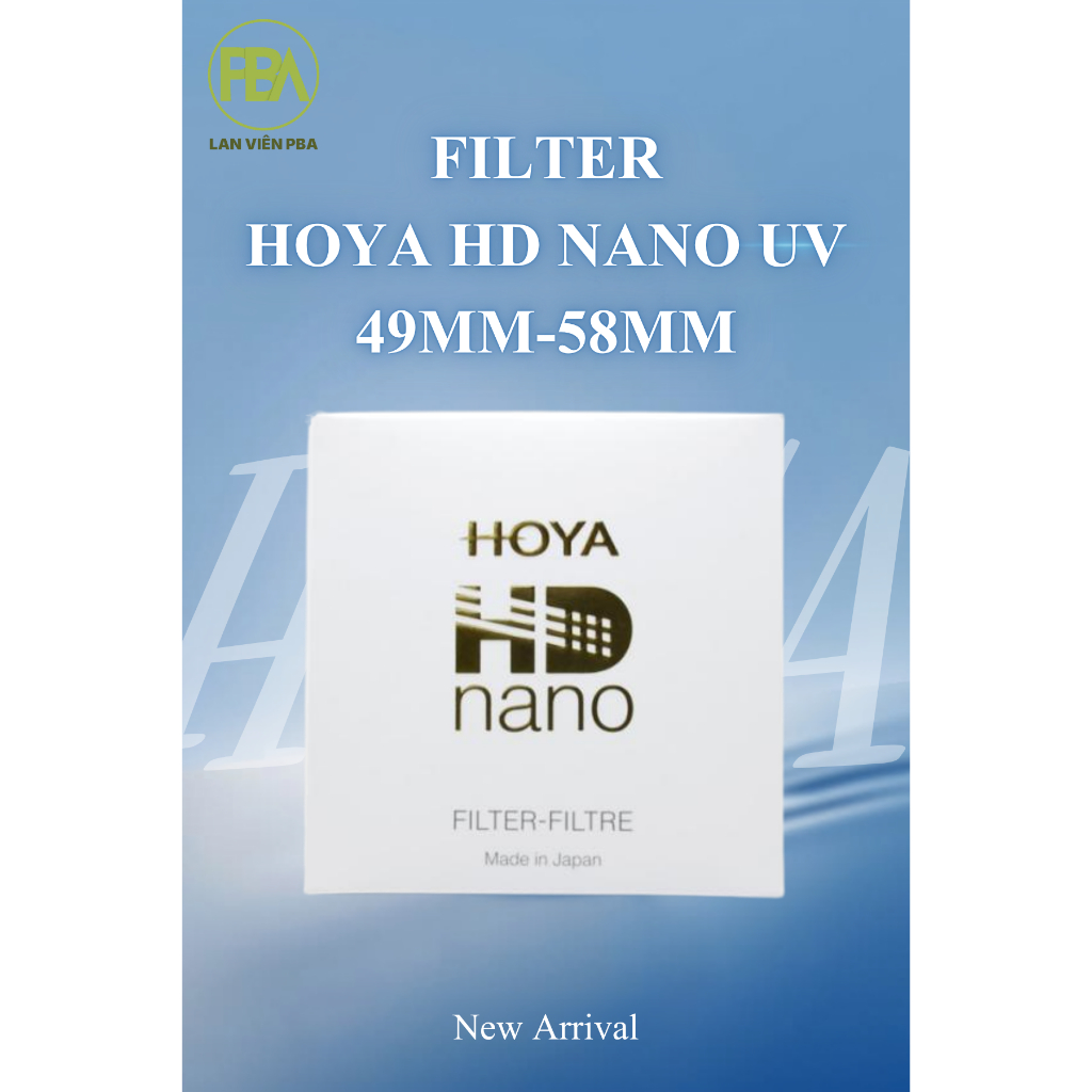 Filter Kính lọc HOYA HD NANO UV 49mm-58mm | Hàng Chính Hãng Lan Viên