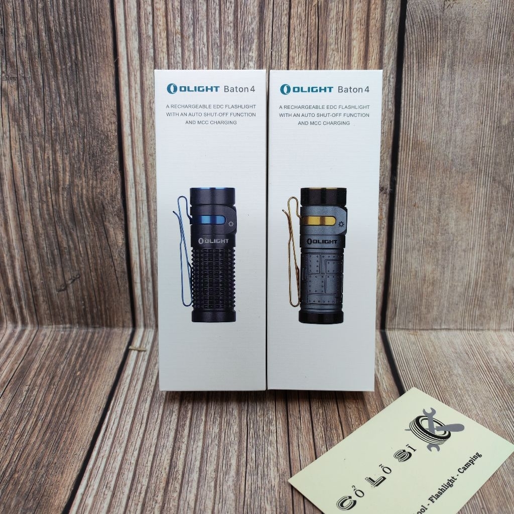 OLIGHT BATON 4 Rechargeable EDC Flashlight Đèn pin