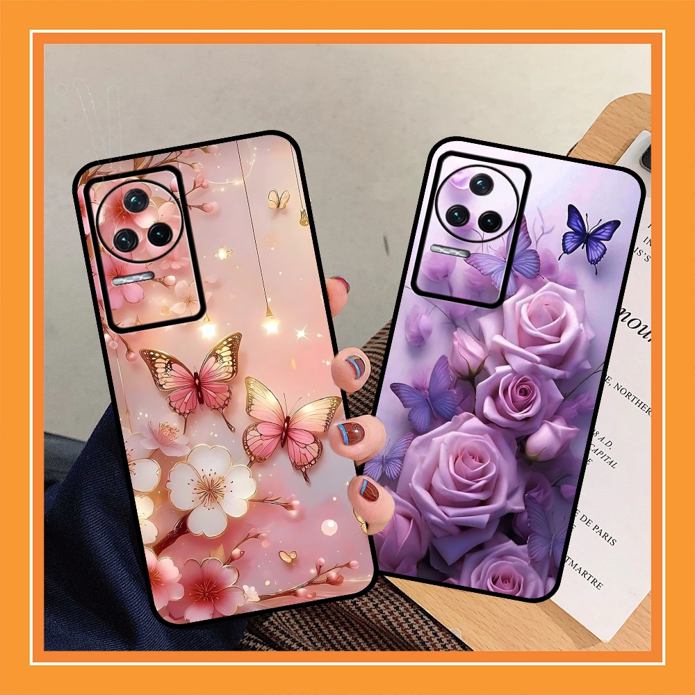 Ốp Điện thoại cho Xiaomi Redmi K50 - K50 Ultra - K50 Gamming in hình hoa xinh, nữ tính, Chancase