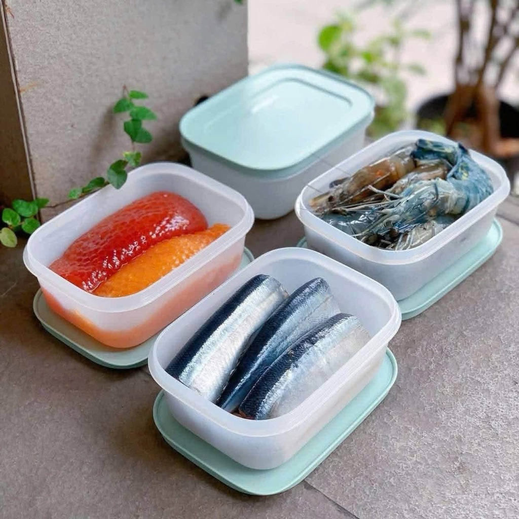 SET 4 HỘP ĐÔNG DẺO 450ML TUPPER
