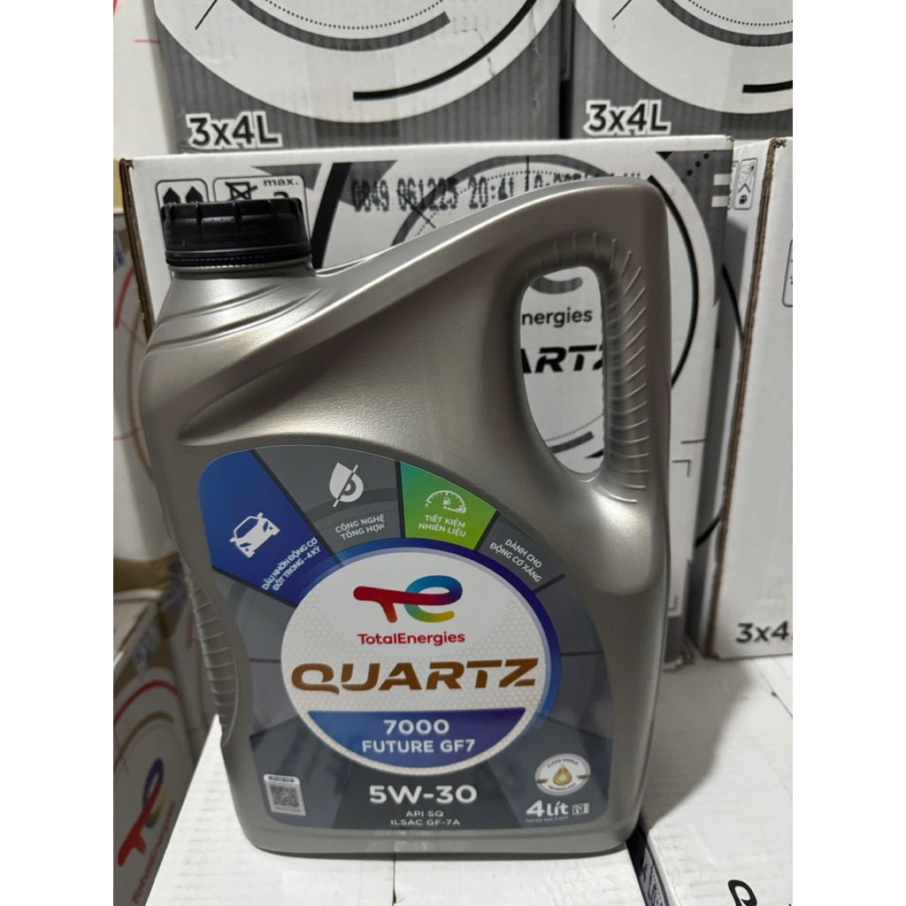 DẦU ĐỘNG CƠ XĂNG TOTAL QUARTZ 7000 SQ/GF-7A 5W-30 (4 LÍT)