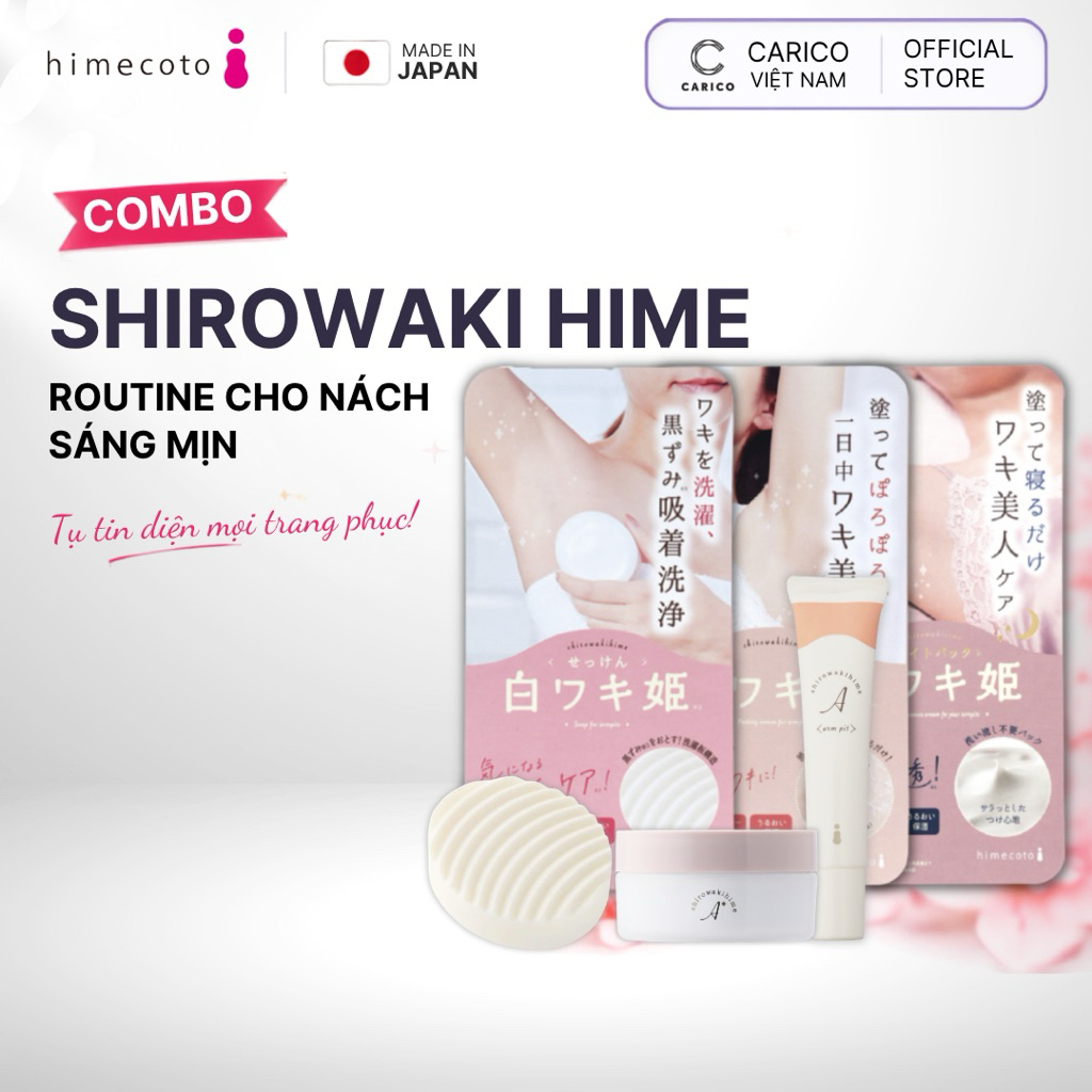 Combo giảm thâm nách Shirowaki Hime