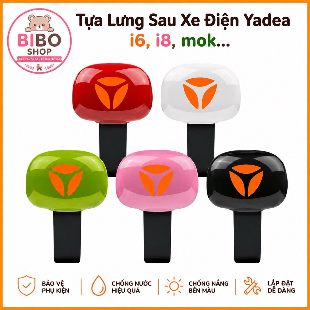 Tựa Lưng Xe Điện Yadea i8 ( và các kiểu xe tương tự)