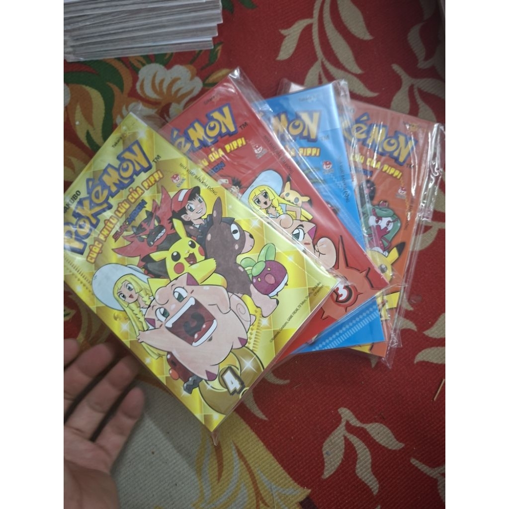 Truyện Tranh - Pokemon cuộc phiêu lưu của Pippi Full 4 tập