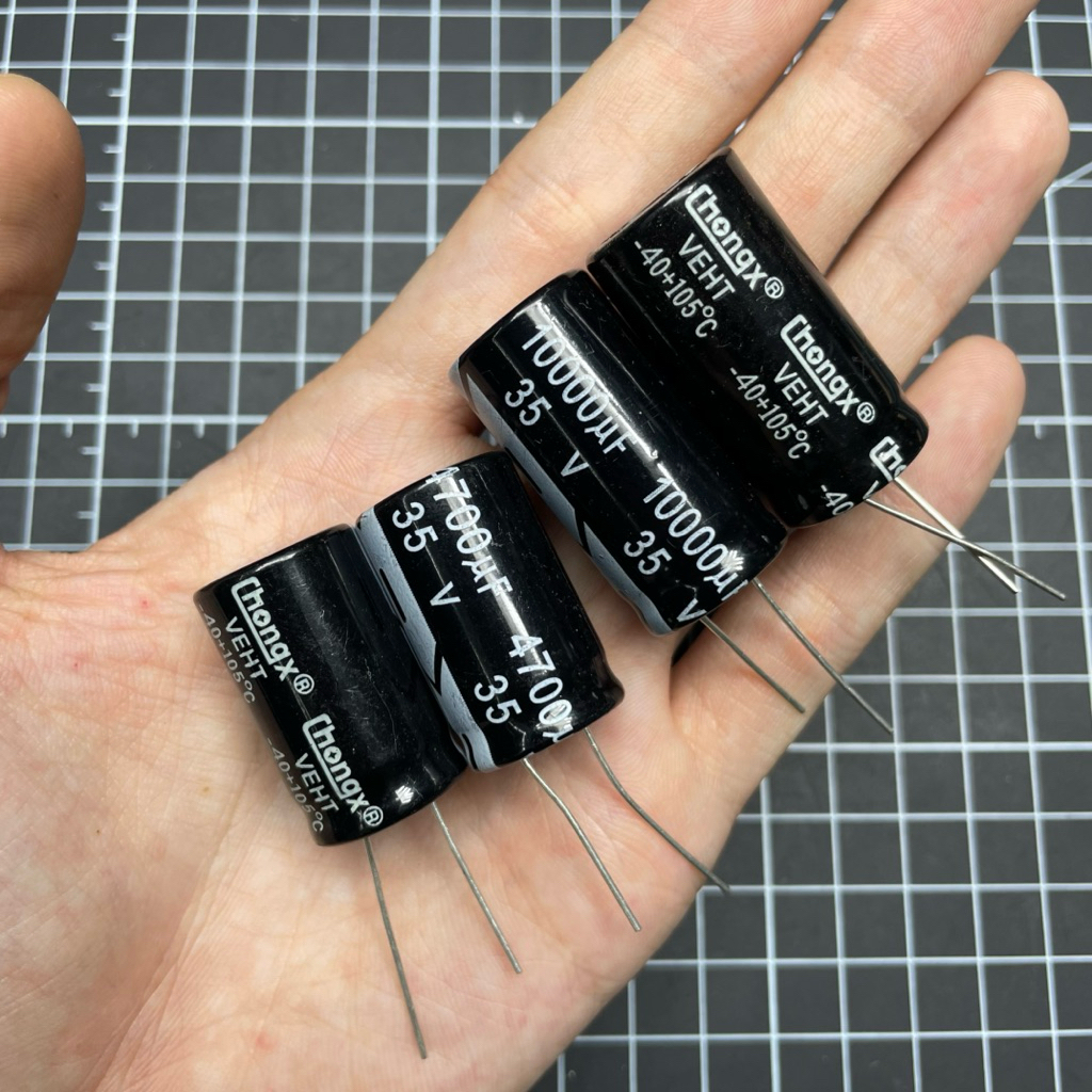 Combo 2 tụ điện 4700uF/35V hoặc 2 tụ điện 10000uF/35V