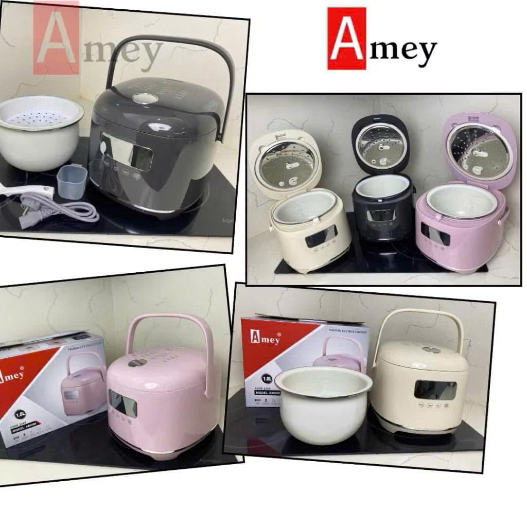 Nồi Cơm Điện Tử 1,8 Lít AMEY AM088 ,Lòng Nồi 3 Lớp Chống Dính