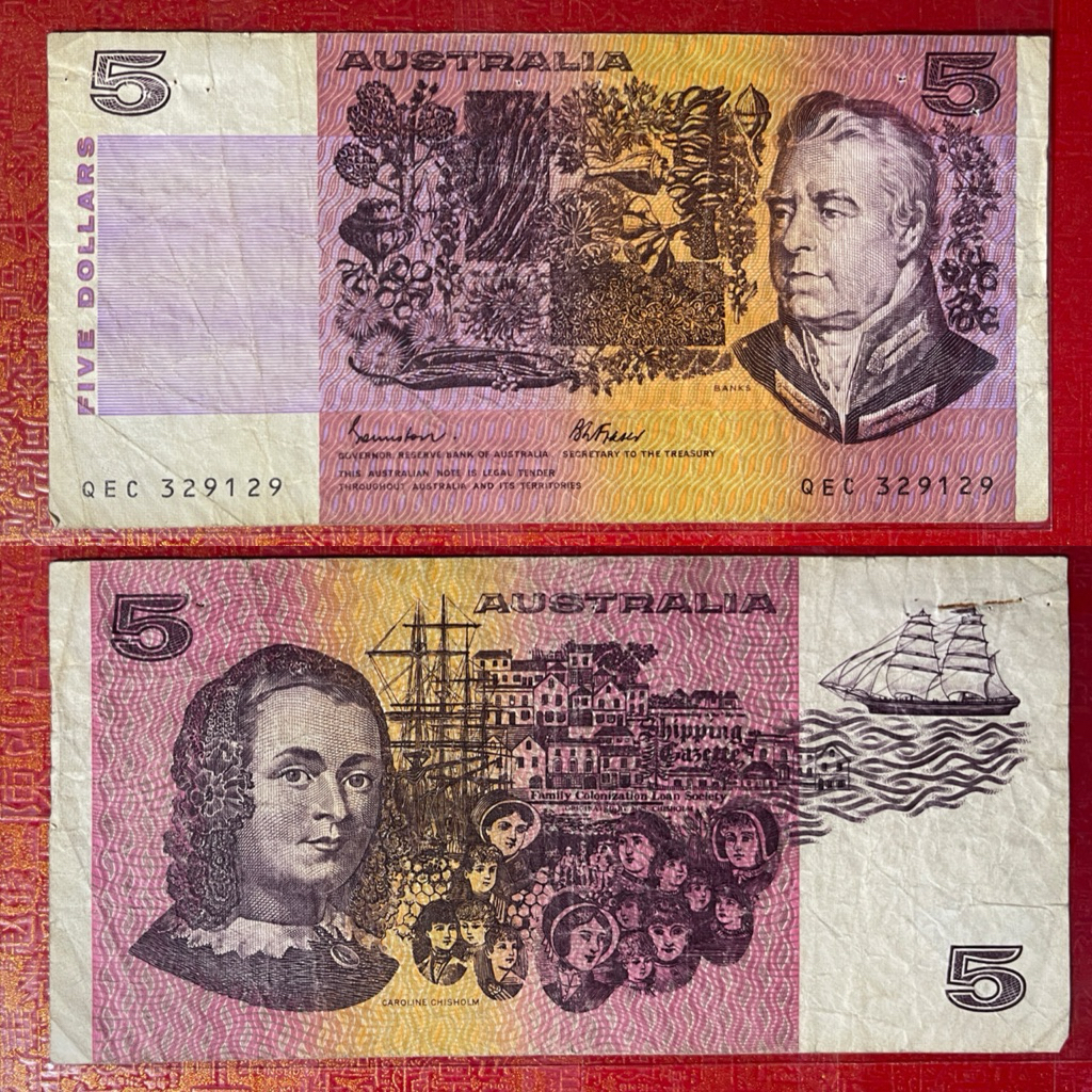 Sưu tầm Châu Đại Dương : 5 Australia/Úc 1974-1991 VF