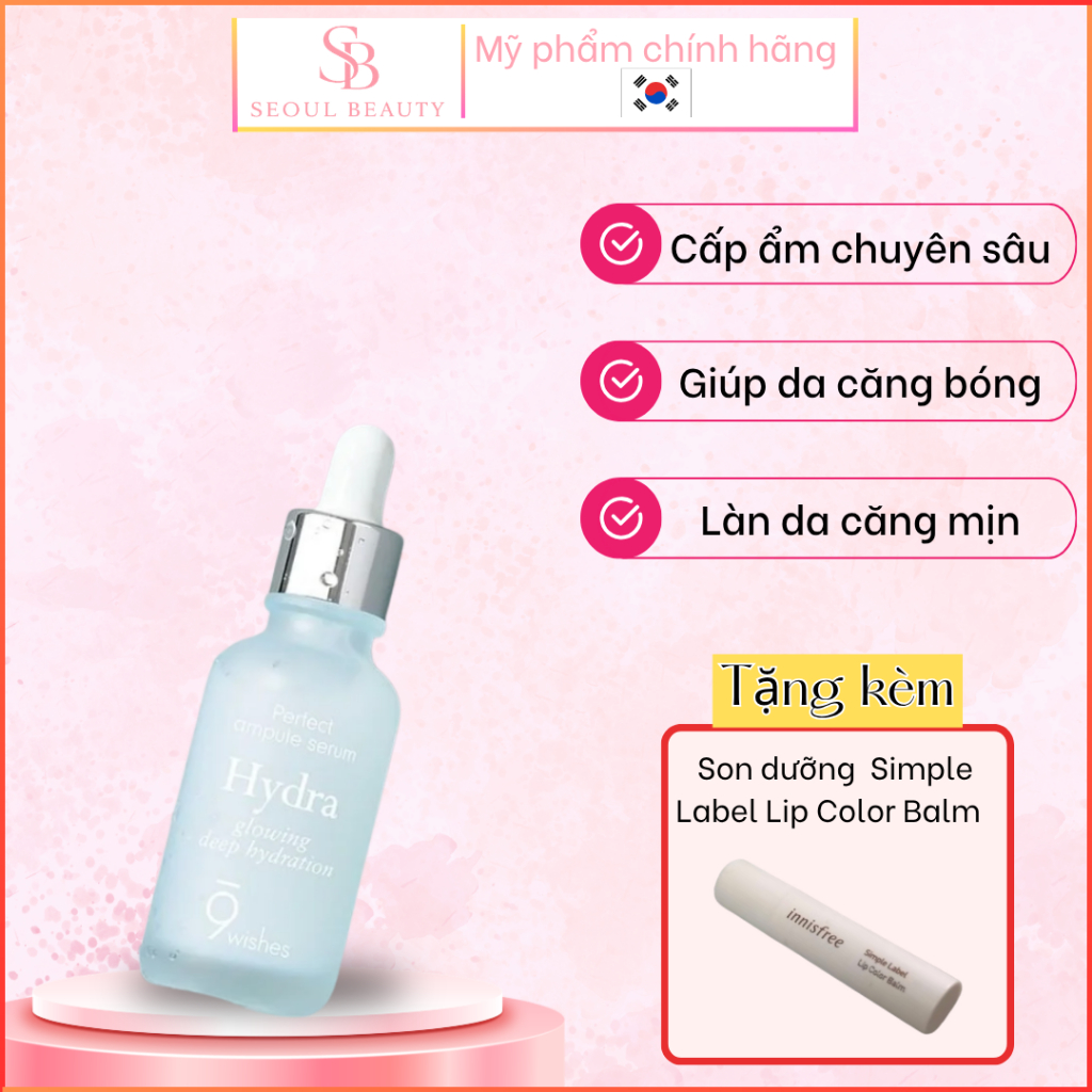 9 Wishes Hydra Skin Ampule II 30ml