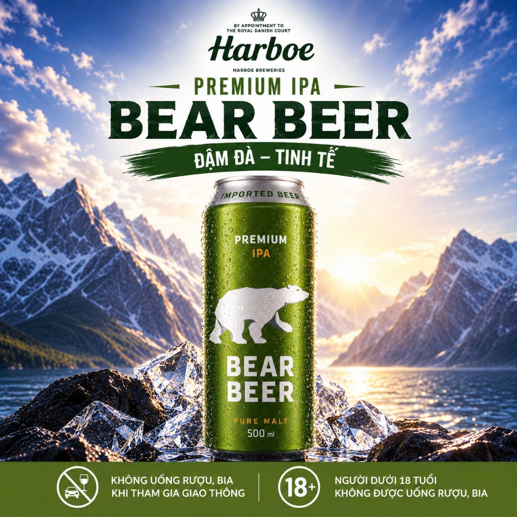[HỎA TỐC HCM] Bia Gấu Bear Beer IPA 5.6% 1 Lon 500ml