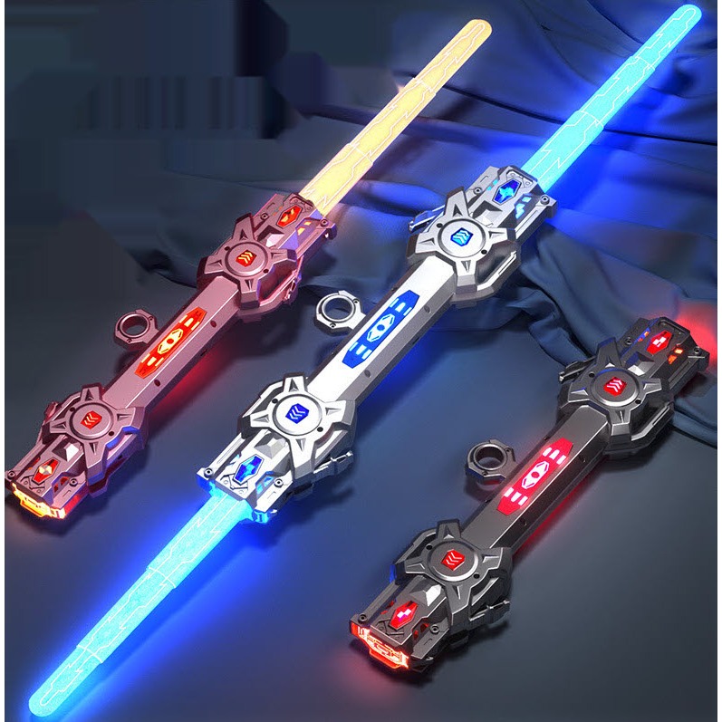 Đồ chơi kiếm ánh sáng 2 ĐẦU,kiếm lazer nhựa phát sáng, kiếm ánh sáng có đèn lightsaber,kiếm cosplay 