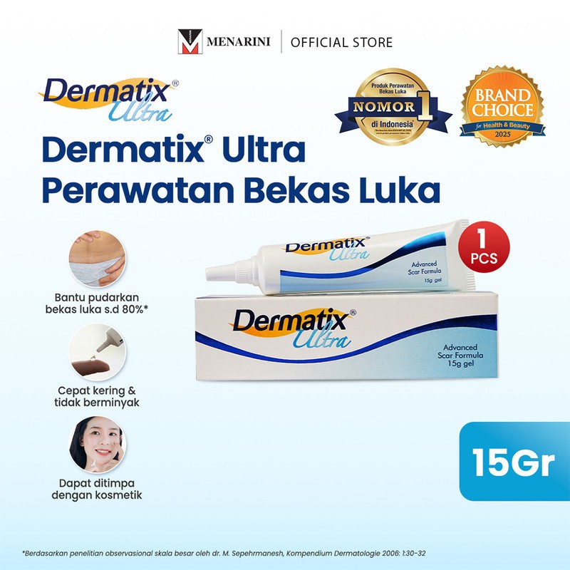 Gel hỗ trợ làm giảm sẹo DERMATIX ULTRA (Tuýp 15g) - Vegan