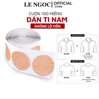 Cuộn Dán Ti Nam Tàng Hình 100 Miếng Chống Lộ Ti Độ Dính Tốt Chất Liệu Vải Thoáng Khí Lê Ngọc 356