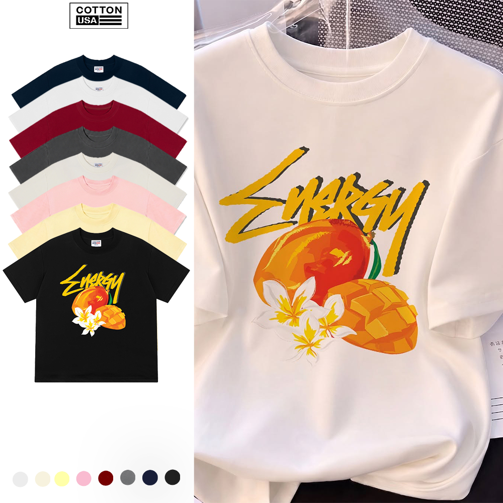 Áo Thun Relaxed Fit CottonUSA Vietnam "Energy Mango" - TL2555TL
