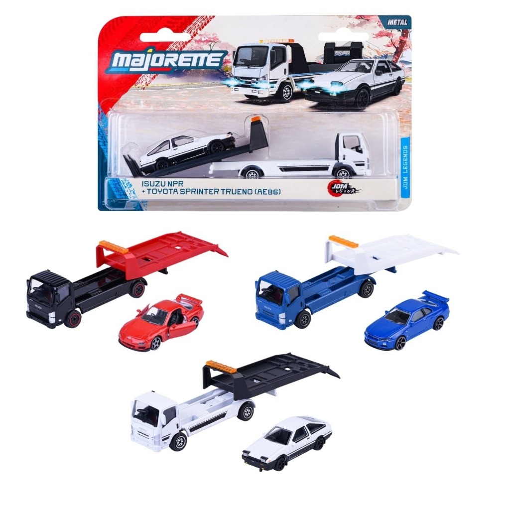 Mô hình xe MAJORETTE JDM Legends Car Transporter Card 8502103002