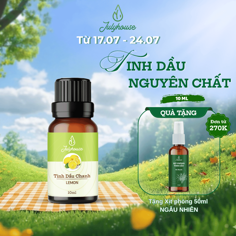 Tinh dầu Chanh 10ml Julyhouse