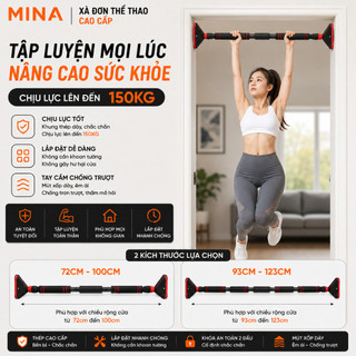 Xà Đơn Gắn Cửa Đa Năng FREESHIP  Xà Đơn Treo Tường Tùy Chỉnh Kích Thước Không Cần Bắt Vít 2026