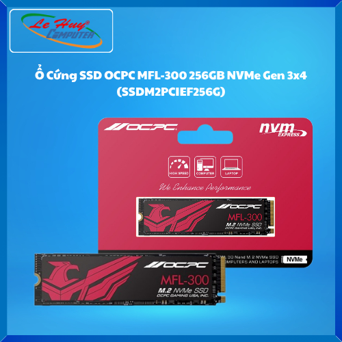 Ổ Cứng Máy Tính - SSD OCPC MFL-300 M.2 PCIe 256GB (SSDM2PCIEF256GB) - Hàng Chính Hãng