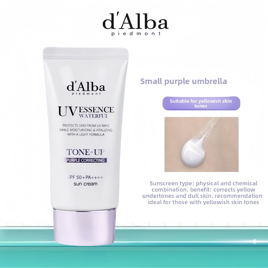 [D'Alba Nhập khẩu từ Hàn Quốc] Kem chống nắng dưỡng ẩm d'Alba Waterfull Essence – SPF50+ PA++++