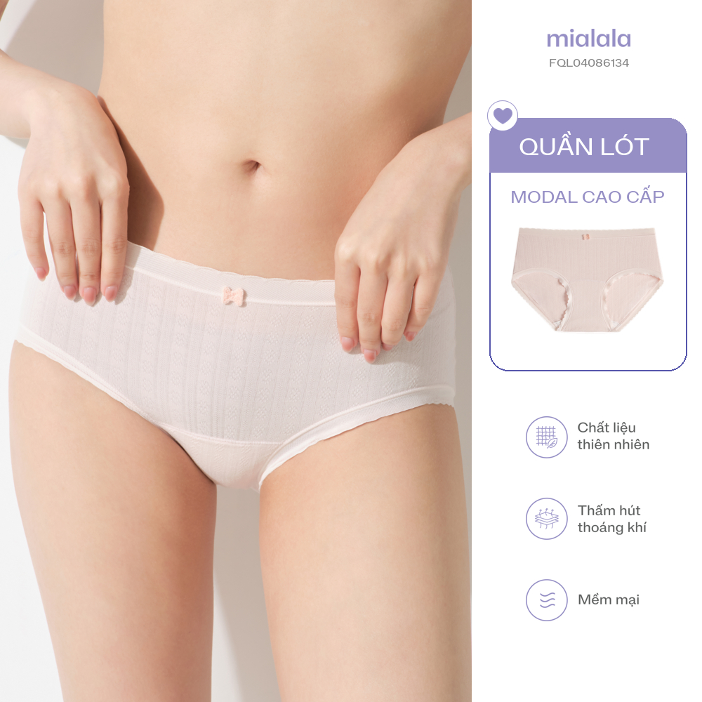 Quần Lót Nữ Mialala 6134 Chất Liệu Modal Mềm Mại Thoáng Khí Kiểu Dáng Hipster Trẻ Trung Thoải Mái