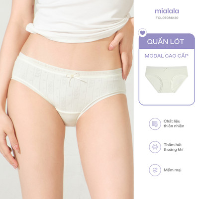 Quần Lót Nữ Mialala 6130 Chất Liệu Modal Mềm Mại Thoáng Khí Kiểu Dáng Bikini Trẻ Trung Thoải Mái