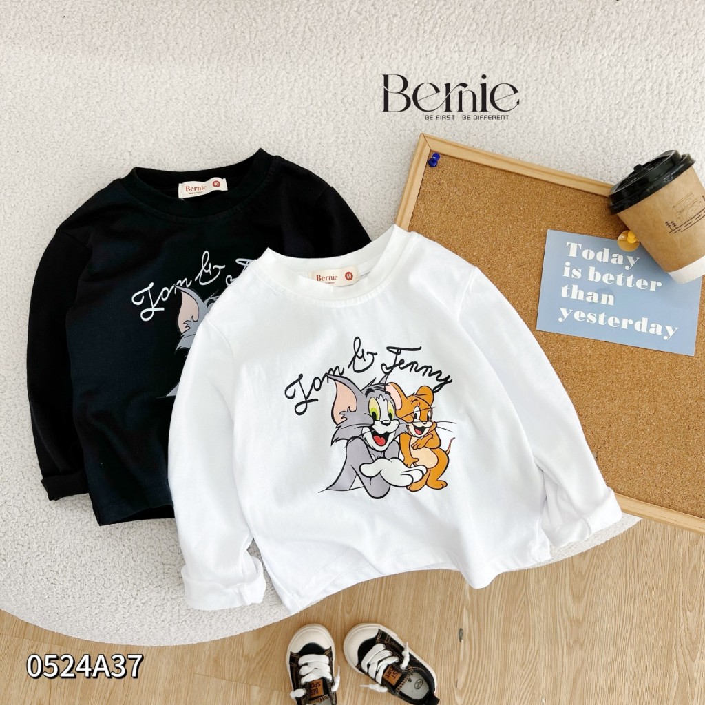 Áo phông dài tay Tom and Jerry cho bé BERNIE KIDS