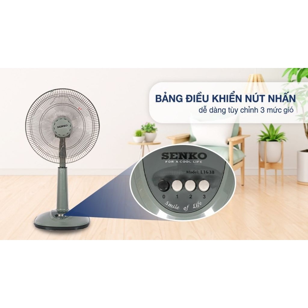 Quạt Lửng nhựa senko L1638