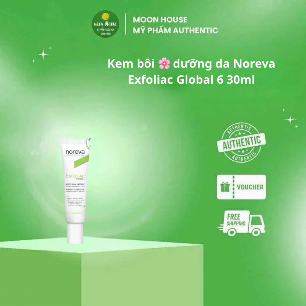 Kem dưỡng 🌸 dưỡng da Noreva Exfoliac Global 6 30ml