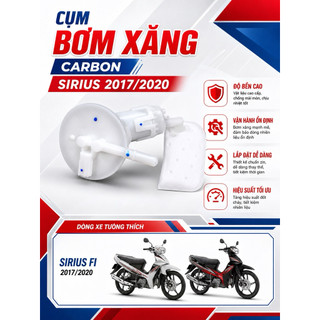 Bơm xăng lõi Carbon dùng cho xe Sirius Fi 2017/2020 ( Bơm Xăng Nằm Trên Bình Xăng )