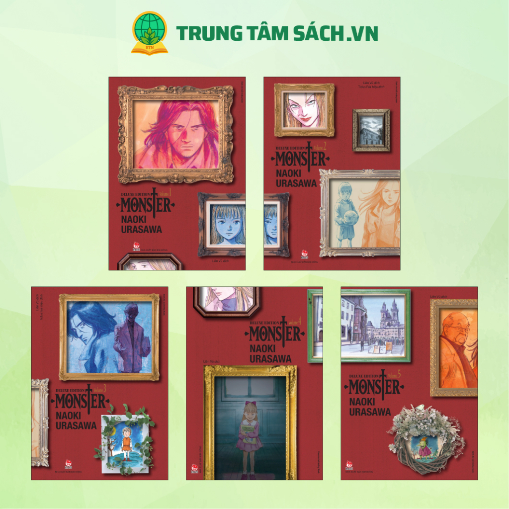 Sách - Combo 5 Tập Monster - Deluxe Edition - Tặng Kèm Bookmark