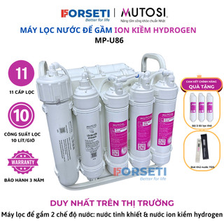 Máy Lọc Nước Để Gầm ION KIỀM HYDROGEN MUTOSI MP-U86 Hệ 11 cấp lọc 2 chế độ nước, siêu nhỏ gọn Bảo Hành 3 năm