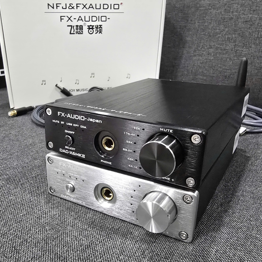 DAC X6 MKII chính hãng FX Audio hàng xuất Japan - Chip giải mã ES9018K2M Bluetooth QCC3034 - BH 12 t