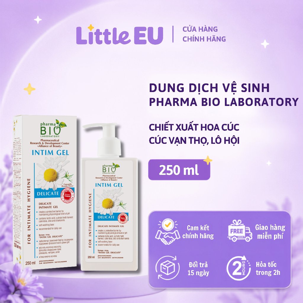 Dung dịch vệ sinh Pharma Bio Laboratory Delicate 250ml