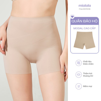 Mialala Quần Đùi Mặc Váy 6136 Gen Bụng Nhẹ Su Cao Cấp Mềm Mát Không Lộ Viền Công Nghệ Seamless Phù Hợp Váy Ôm Body