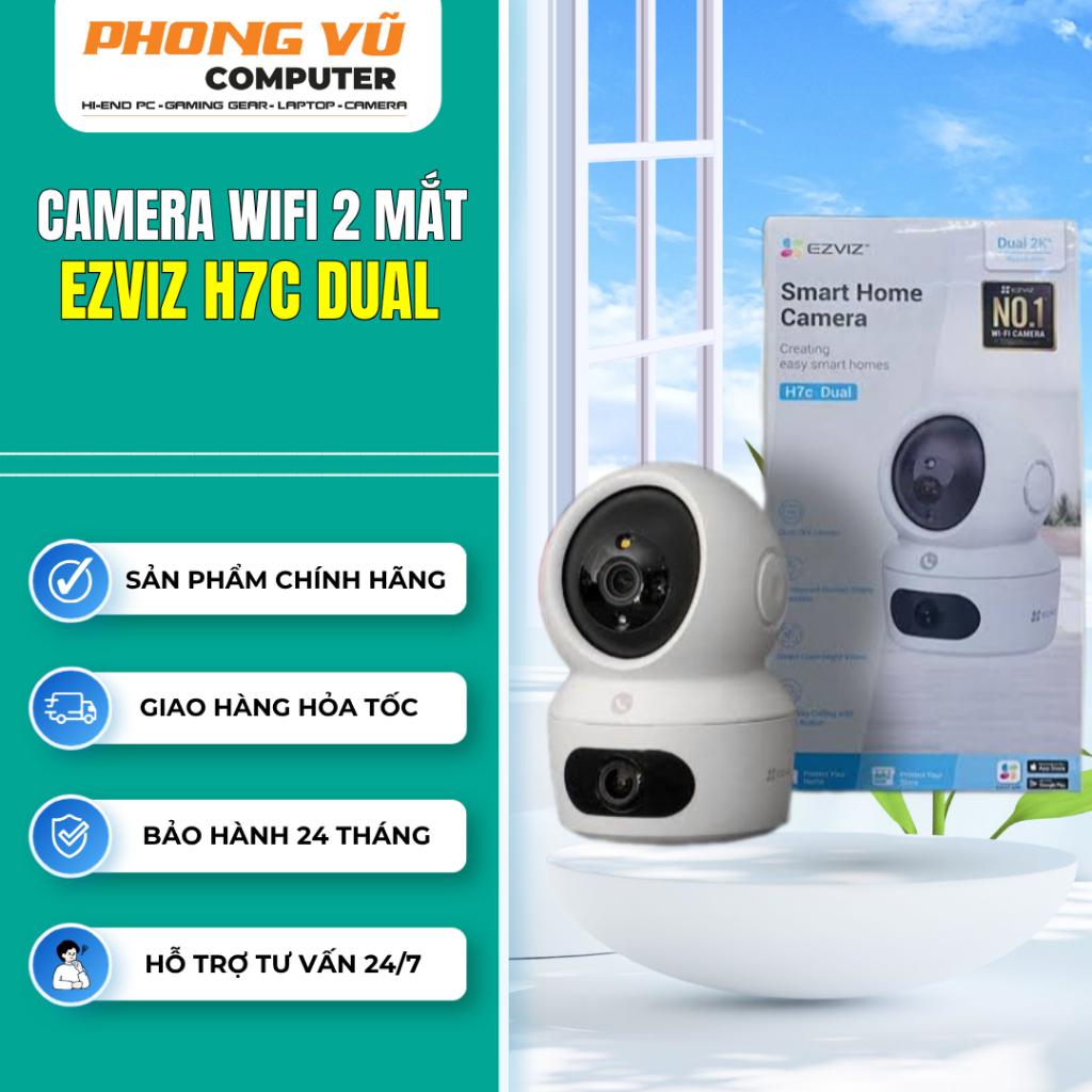 Camera Trong Nhà Ezviz CS-H7C (8.0 MP)